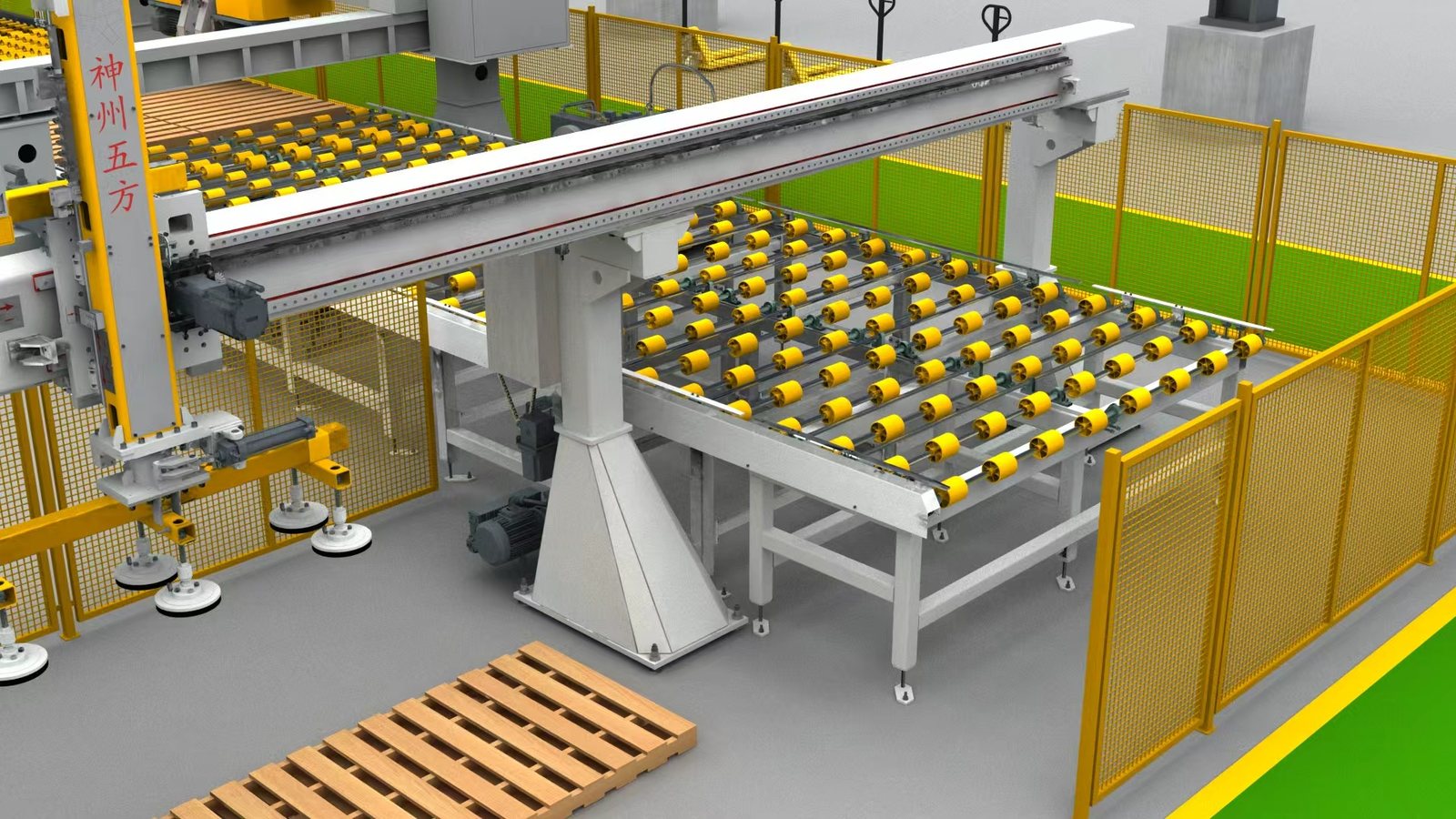 Smart Unloading System at work on site